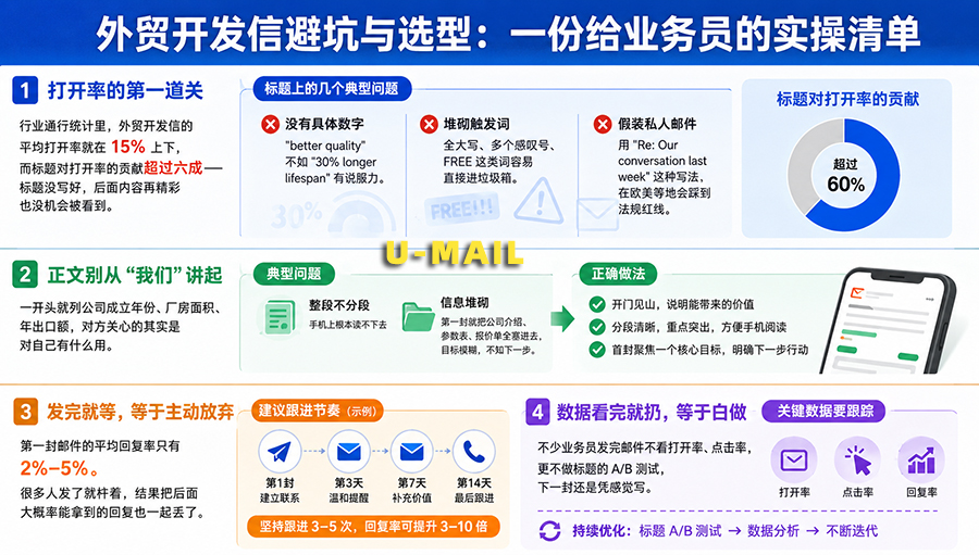 外贸开发信标题是打开率第一道关,如何做好邮件标题
