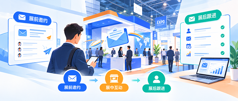 展会邮件营销平台怎么选?参展商从展前邀约到展后跟进的选型清单