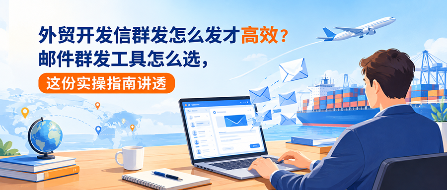 外贸开发信群发怎么发才高效?邮件群发工具怎么选,这份实操指南讲透